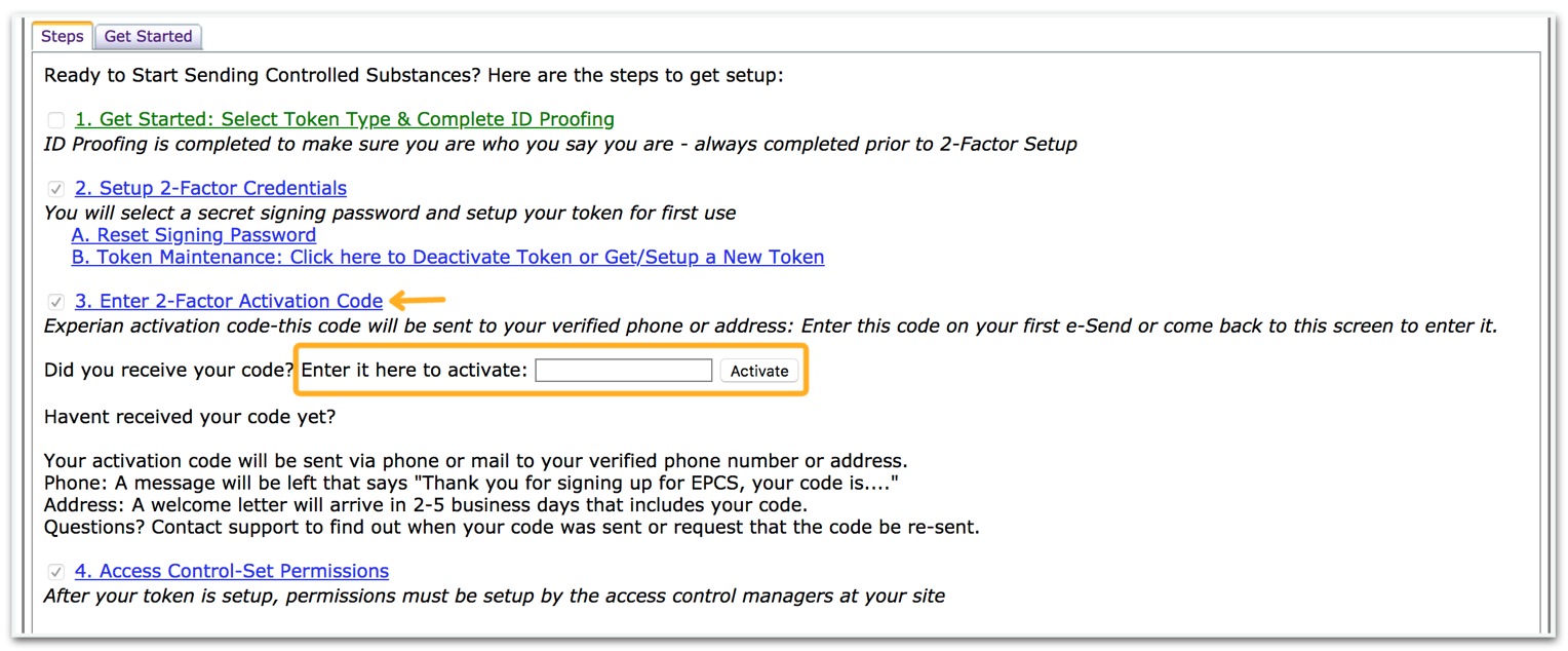 EPCS Activation Code Box.png