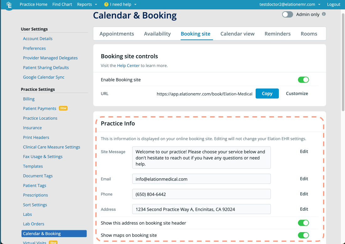 Booking Site Practice Info.png