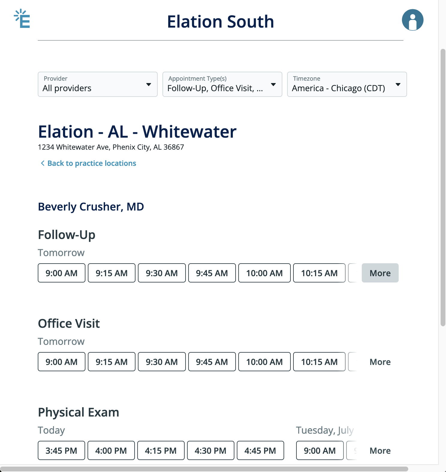 Booking Site Appointment Selection for Enhanced Provider Availability.png